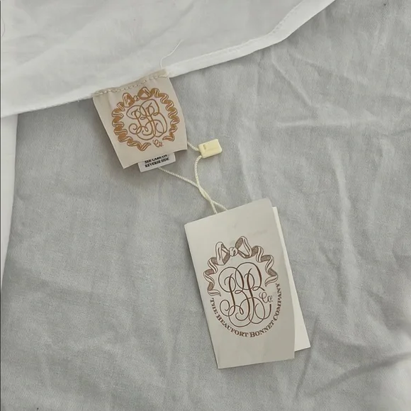 The Beaufort Bonnet Company White Swaddle with Cream Bow - Picture 4 of 4